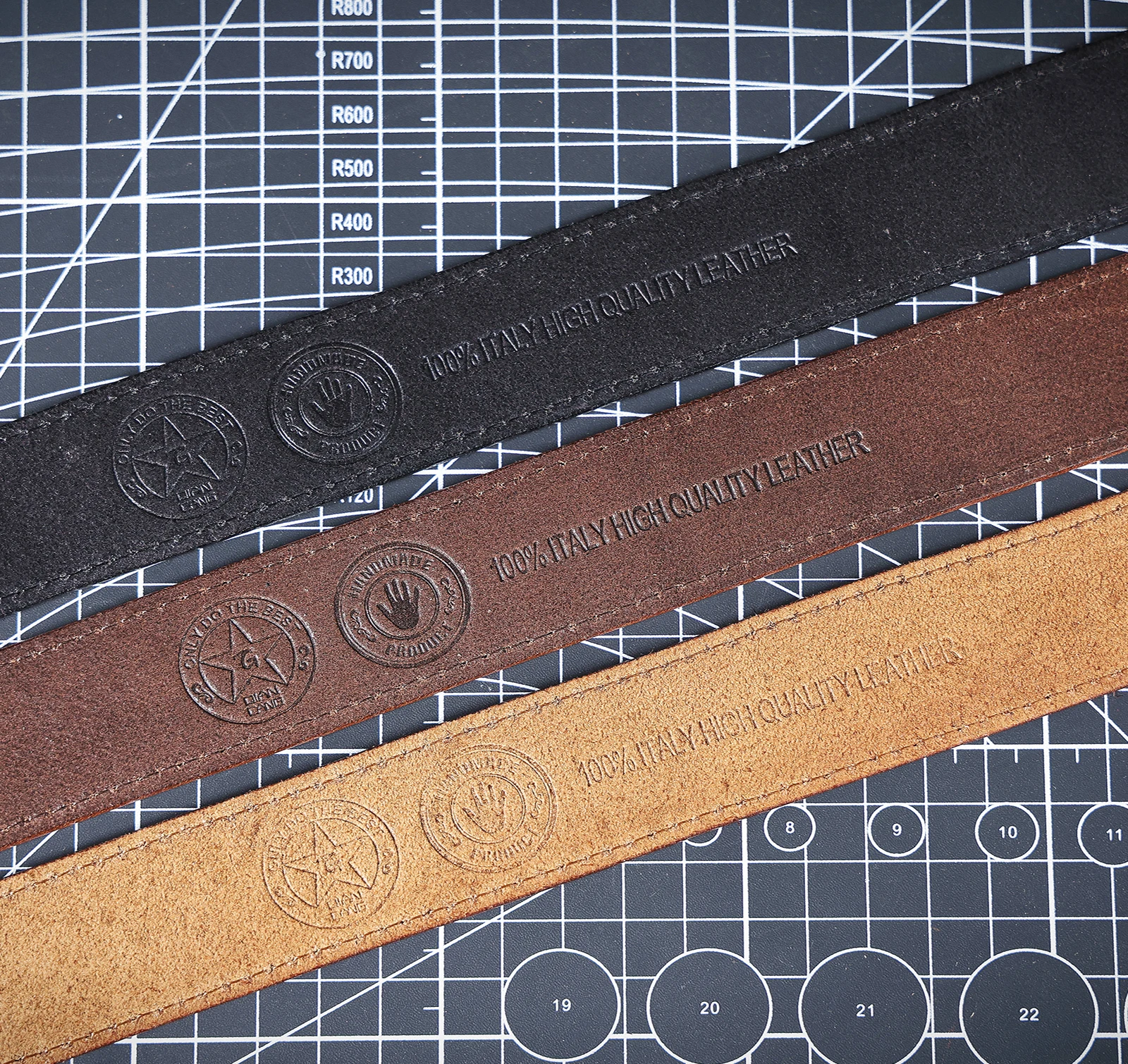 Echtleder-Herrengürtel aus Rindsleder, Italienisches Dickleder mit Geschenkbox, Retro Vielseitiger Herren-Jeansgürtel, Ideale Geschenkwahl – Detail 12