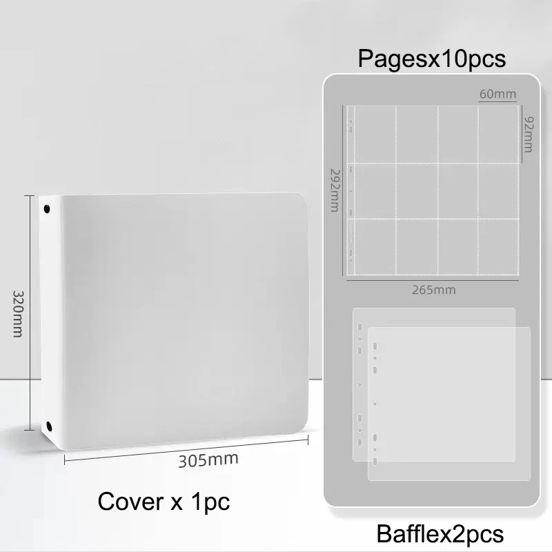 Photo Card Binder Kpop Photocards Holder Binder Large Capacity 3 inch Photo Album Sleeves Cover Idol Cards Collect Book 포토카드 바인더 image 3