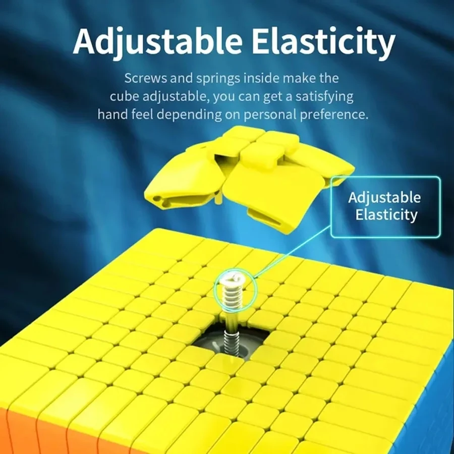 MoYu 10X10 MeiLong 10 Magic Speed Cube Stickerless Professional Magic Cube Toys Meilong 10x10 Cubo Magico Puzzle Fidget Toys