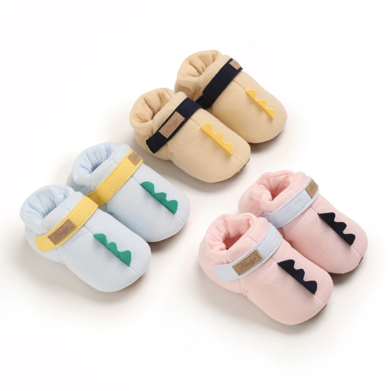 

Autumn Baby Shoes Newborn Never Falls Off Shoes One Year Old Baby Soft Soled Walking Shoes Spring And Autumn Cloth Shoes