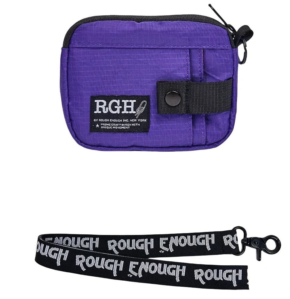 

Rough Enough RFID Protection LANYARD WALLET Anti-Theft Card Holder with Neck Strap RE8696