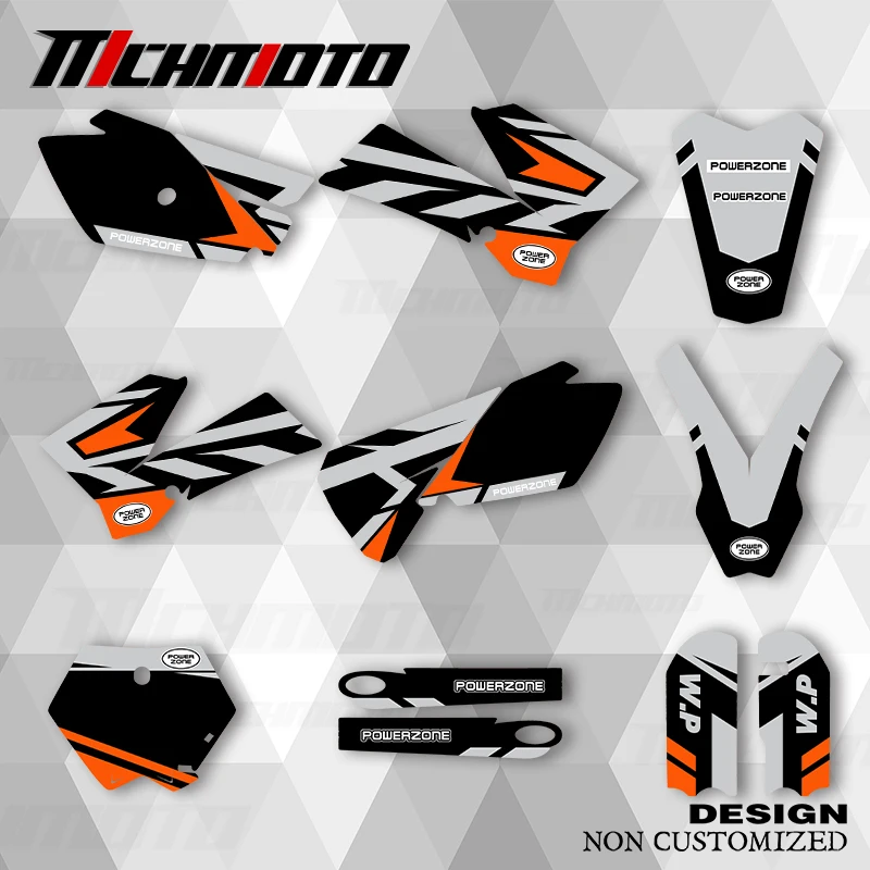 

MCHMFG New Style Graphics Decals Stickers Kits For KTM 2003 2004 2005 2006 2007 2008 2009 2010 2011 2012 SX SX85