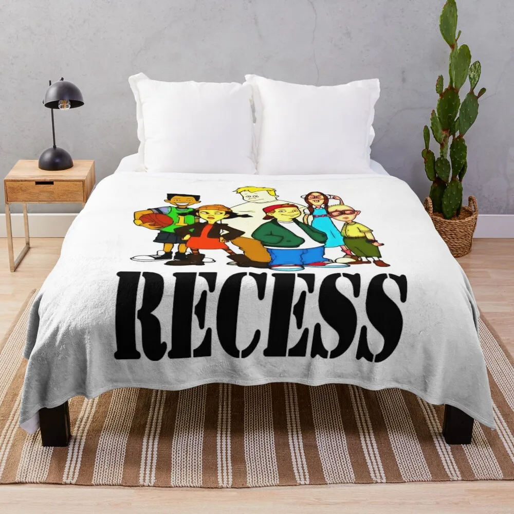 

Recess Toon Throw Blanket Sleeping Bag Shaggy Blankets