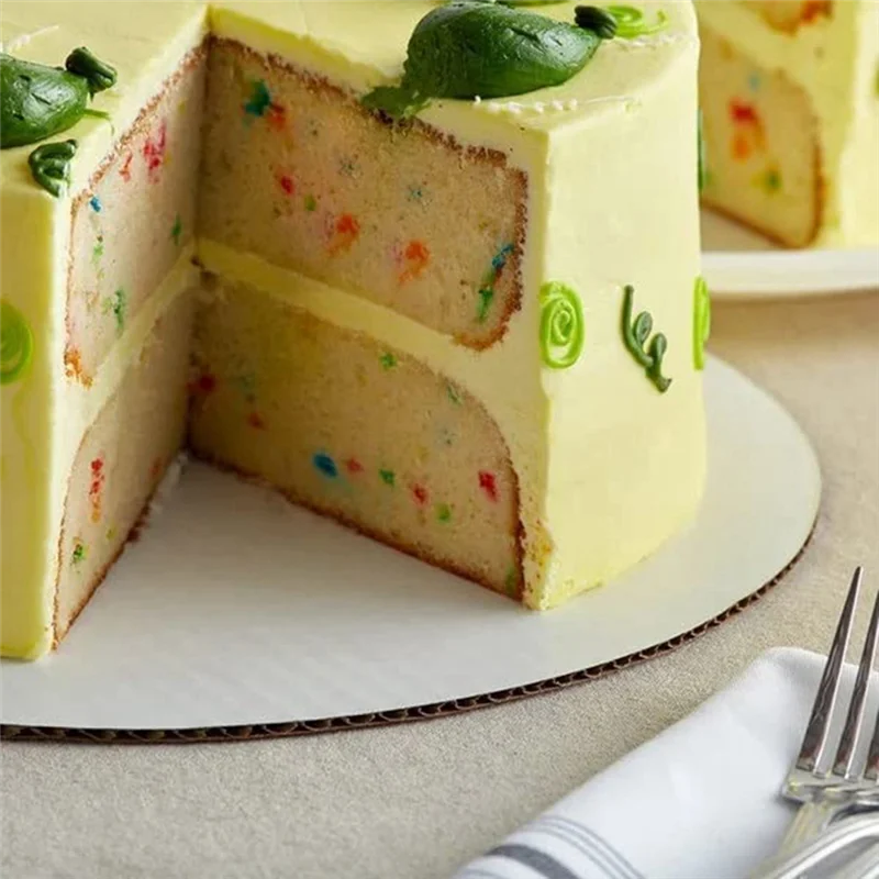 

Белые доски для торта, круглые, 50 шт. в упаковке-10 дюймов, картонные круглые круги для торта, одноразовая тарелка для торта, поднос-AT64