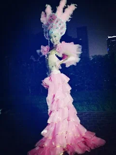 Abito da festival Grande apertura Danza, Gonna abbagliante, Abito da palcoscenico in vari colori per spettacoli di moda sexy