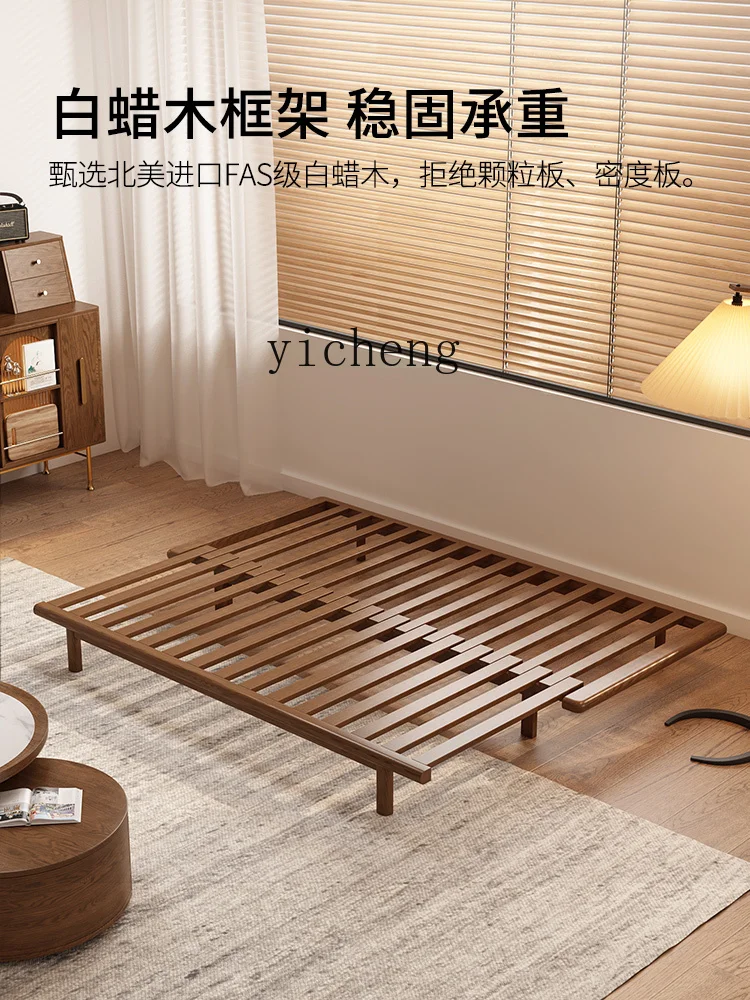 Xl Nordic Sofa Bed Living Room Folding Dual-Use Sofa Can Sit and Lie 1.8M Double Solid Wood Sofa