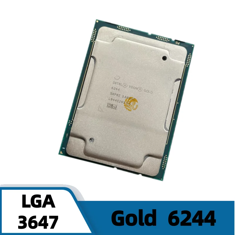 Xeon Gold 6244 CPU 8 Cores 16 Threads 3.6GHz 24.75MB 150W LGA3647 GOLD6244