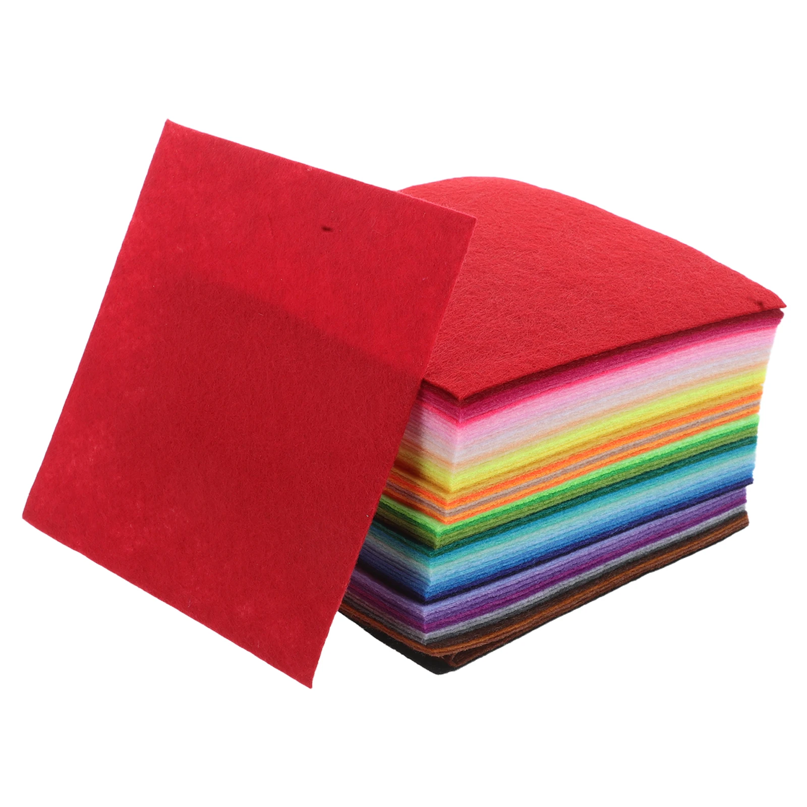 

66 Colorful Felt Sheets 15x15cm Kids Craft Supplies DIY Material Preschool Activities Sewing Fabric Pad Art Class