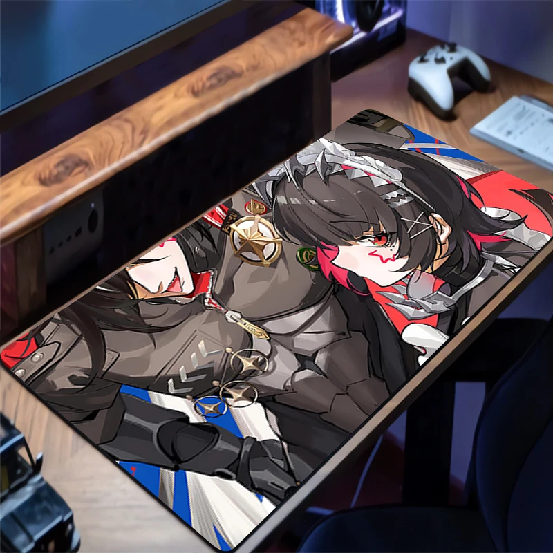 لوحة الماوس Z-zenless Zone Zero Ellen Joe لطيف أنيمي ماوس Kawaii الجدول الحصير مكتب الملحقات حصيرة مكتبية المطاط لوحة المفاتيح #6