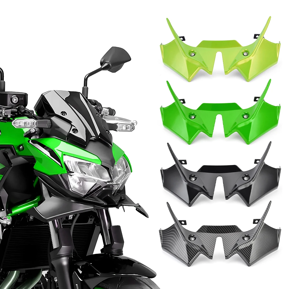 

Z 650 Z650 Front Wing Fixed wing Spoiler Deflector Fairing Frontal Wing For Kawasaki Z650 2021 2022 2023 2024 2025 Accessories