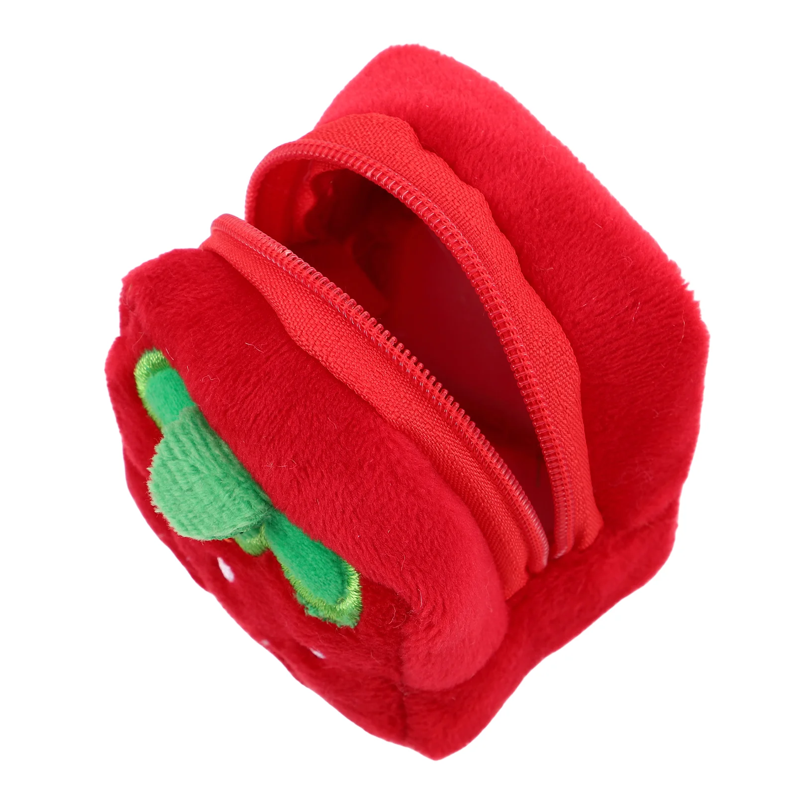 Strawberry Purse Cute Strawberry Plush Coin Purse Keychain Small Coin Purse Mini Coin Pouch With Zipper Cute Wallets Kawaii Purs
