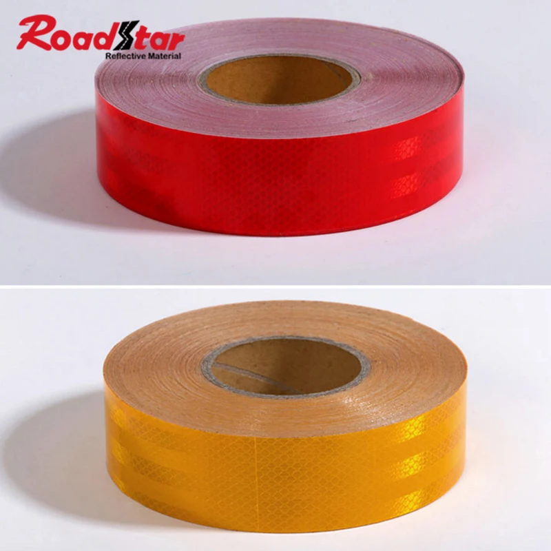 Roadstar 50mmX3m Reflective Strips Car Stickers Car-styling Motorcycle Decoration Automobiles Safety Warning Mark Tape