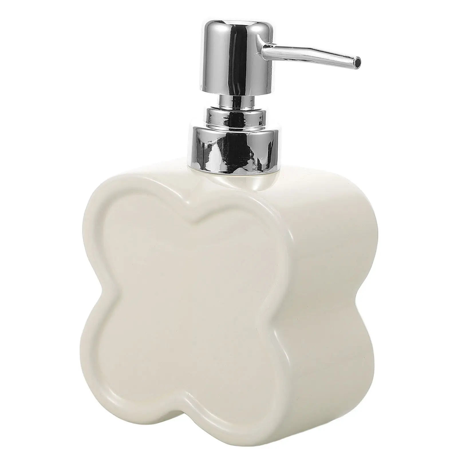 

Empty Liquid Soap Dispenser Bottle 500Ml Ceramic Press Type for Shampoo Shower Gel Hand Soap Lotion Bathroom Sink Organizer