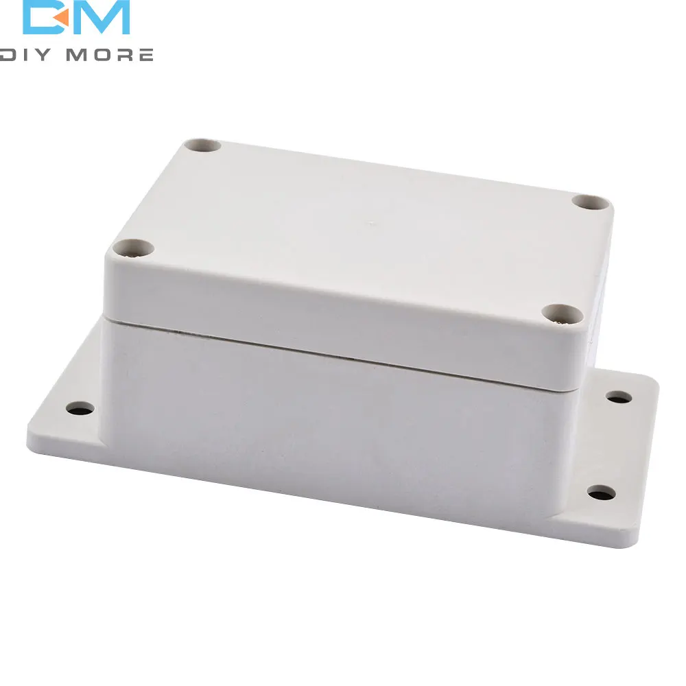 100x68x50mm Plastic Waterproof Cover Electronic Project Instrument Enclosure DIY Box Case Junction Box Housing White Black