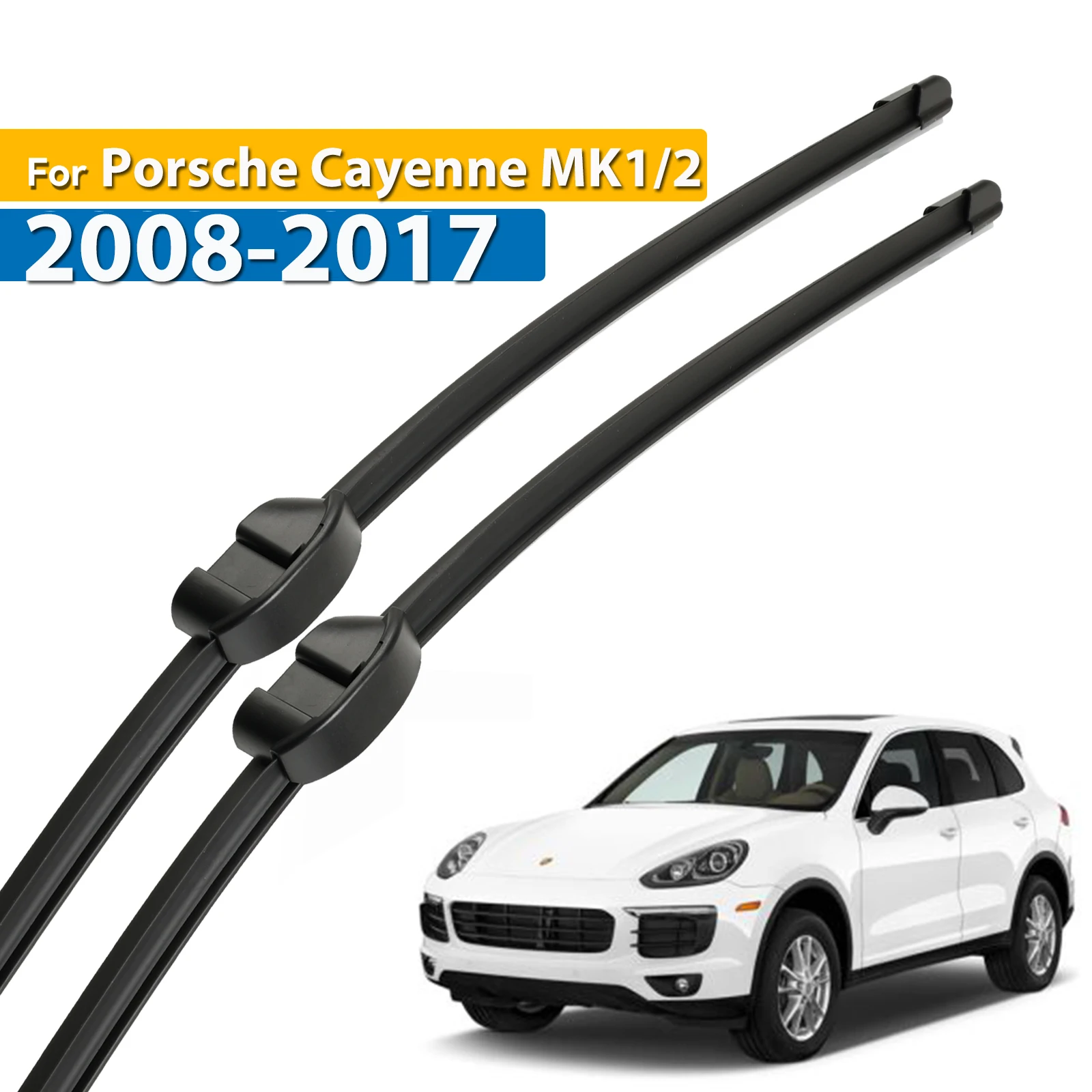 

Стеклоочиститель Erick's LHD, передние щетки стеклоочистителя для Porsche Cayenne 2007-2017, лобовое стекло, чистые окна, автомобильные щетки от дождя 26 "+ 26"