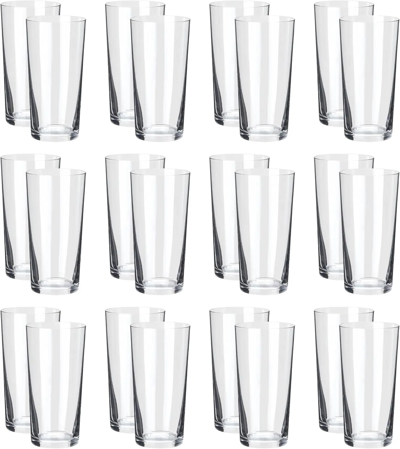 

Стакан из боросиликатного стекла Basics Admiral Cooler, 14,7 унций, можно мыть в посудомоечной машине, без BPA, подходит для микроволновой печи