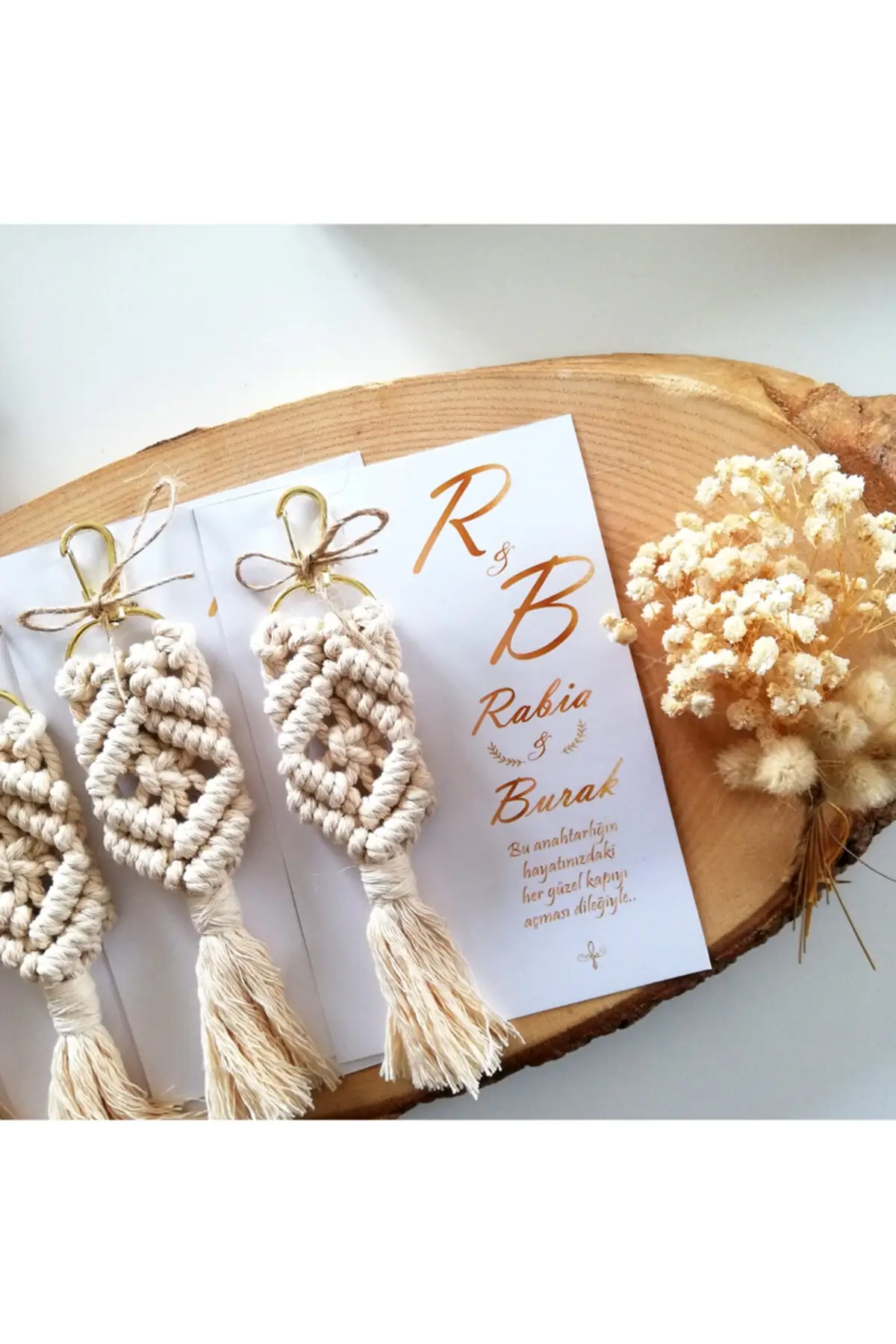 

Macrame Keychain 50 Pcs Customizable Wedding Birthday Engagement Wedding Party And Events With You For