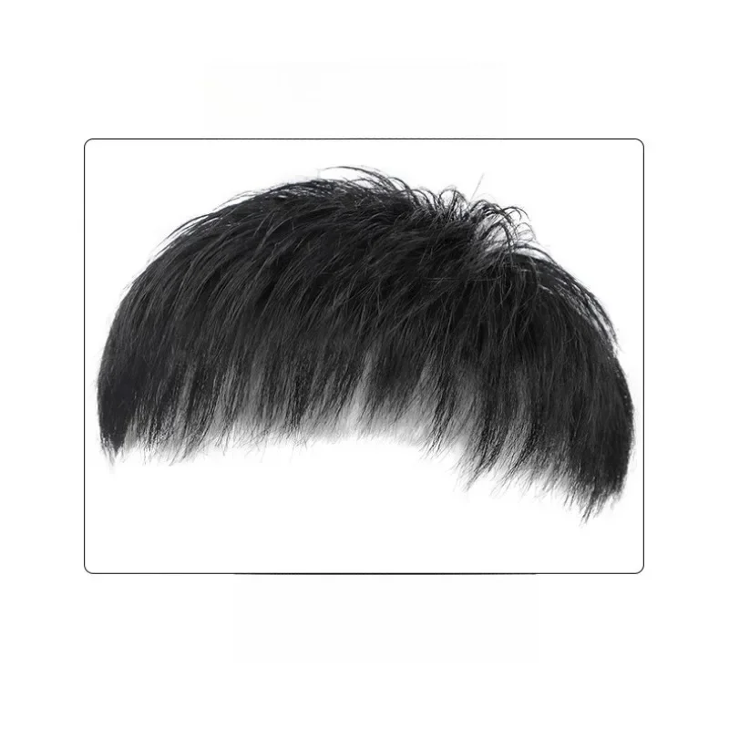 

Invisible natural reissue block covers white hair, Mediterranean bald men's wig