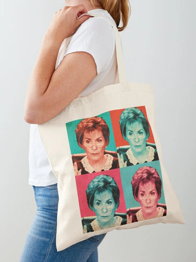 Judge Judy Pop Artwork Tote Bag tote bag men's tote bag Lady bags