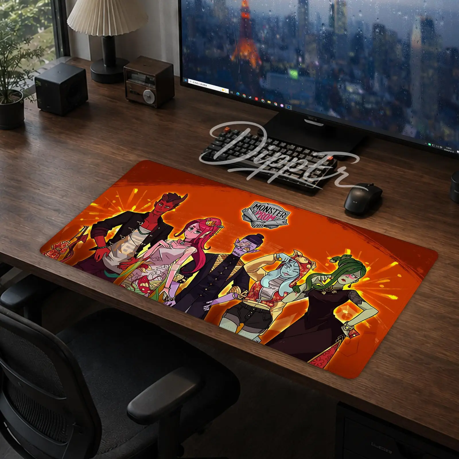 

A-Monster Prom Mouse Pad Office Large Desk Mat Gaming Mousepad Rubber Bottom Non-Slip Cushion 900X400