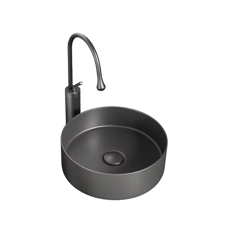

Gun gray ceramic counter basin wash basin B & B hotel home bathroom