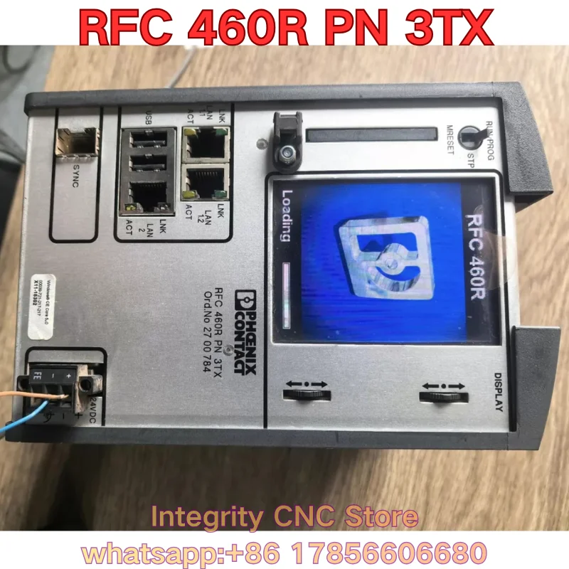 

Second-hand RFC 460R PN 3TX PLC controller 2700784, functional test is normal, price can be negotiated