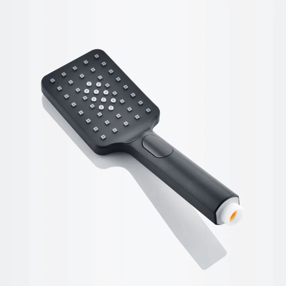 Torneira de Chuveiro Moderna de 22 Polegadas com 3 Funções, Sistema de Chuveiro Termostático Preto com Ducha Manual