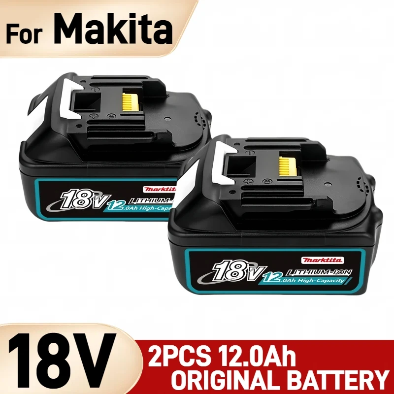 

100% Original for Makita 18V battery 6Ah/8Ah/12Ah, replaceable Makita Power tool battery BL1860B BL1850B BL1840B BL1815B