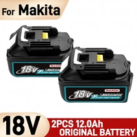 100% Original for Makita 18V battery 6Ah/8Ah/12Ah, replaceable Makita Power tool battery BL1860B BL1850B BL1840B BL1815B🔋🔋