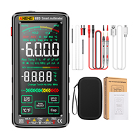 ANENG 683 Smart Digital Multimeter Rechargeable Capacitance Meter 6000 Counts Touch Screen Ammeter Tester Measuring Tools