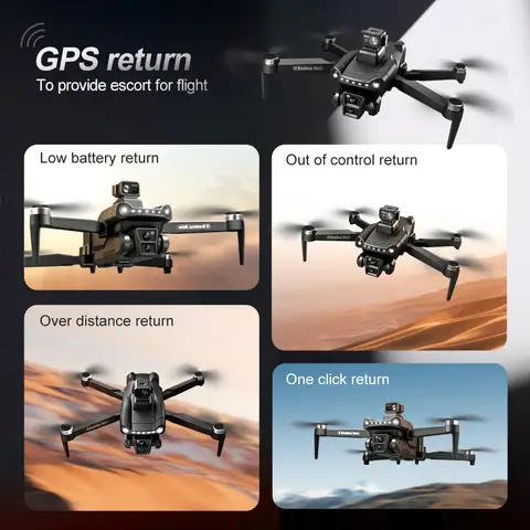 V168 MAX PRO Drone GPS 8K Professional With HD Camera 5G WIFI FPV Brushless RC Quadcopter Obstacle Avoidance Automatic Return 10 best sales v168 - №8