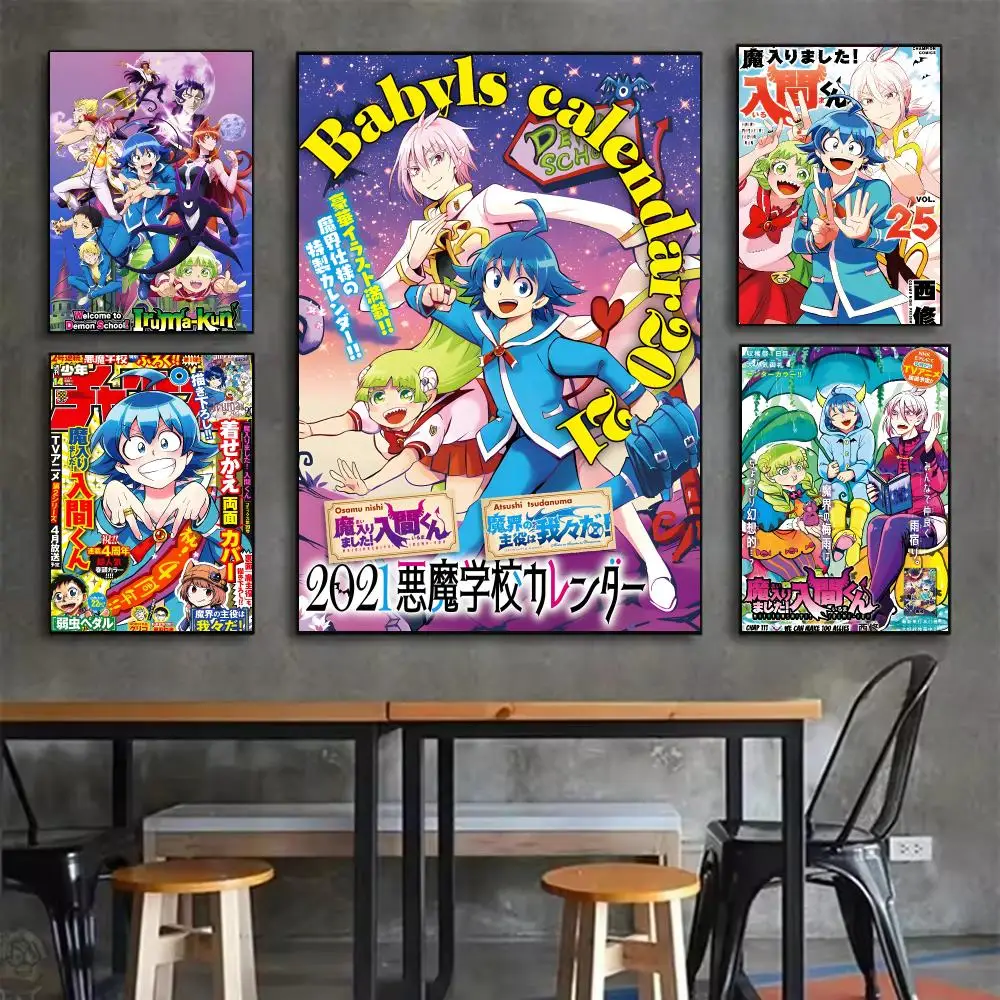 Welcome To Demon School Iruma-kun HD Poster Wall Art Print for Bedroom Living Room Office Bar Modern Aesthetic Home Decor