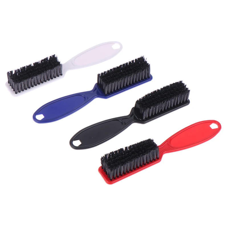 Plastic Handle Cabeleireiro Pente, Escova De Limpeza De Cabelo Macio, Barbeiro Pescoço Duster, Cabelo Quebrado Remover, Ferramentas de Styling