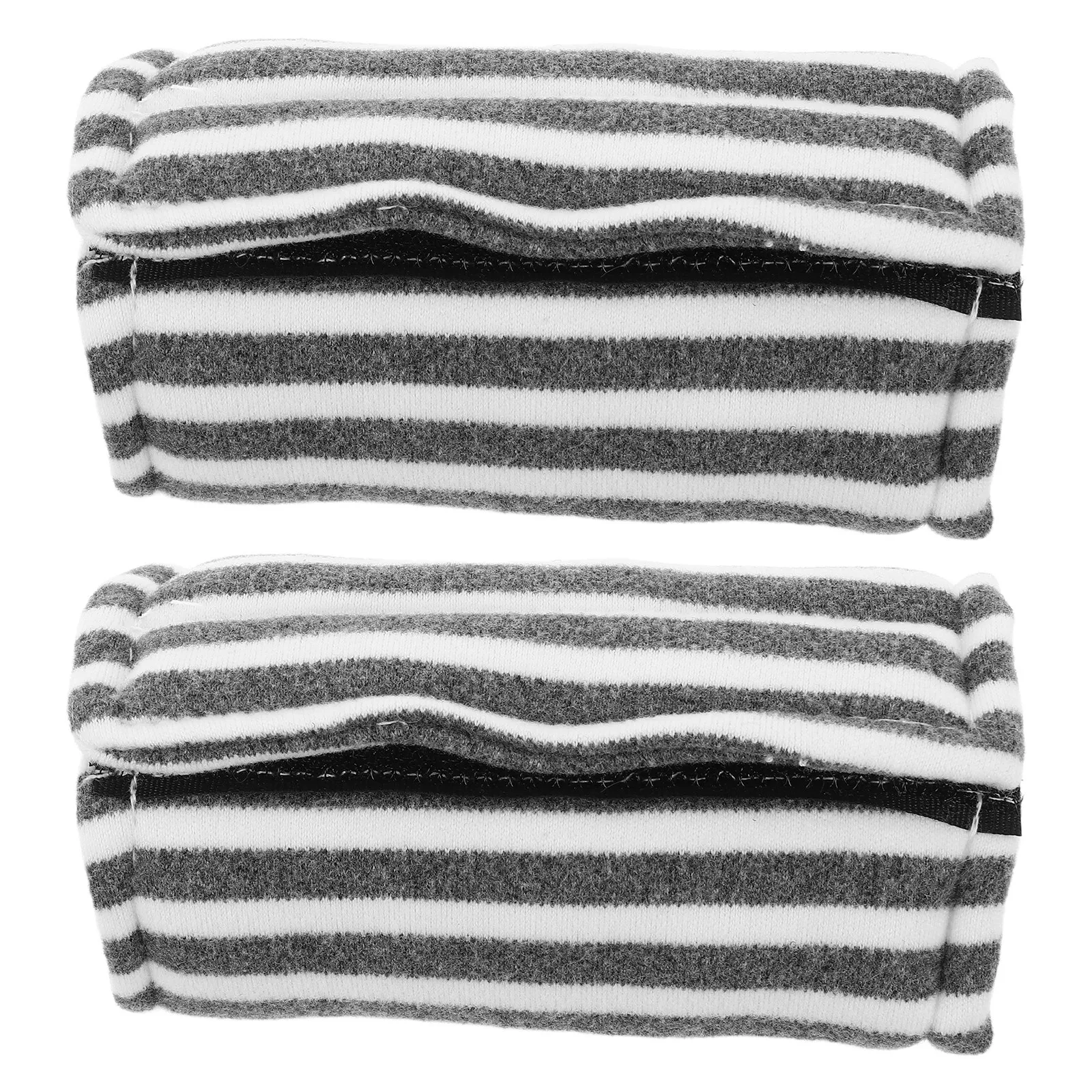 1Pair Underarm Crutches Hand Grip Pads Ergonomic Soft Cushioning Crutch Handle Covers Walking Stick Pads for Elderly Comfort