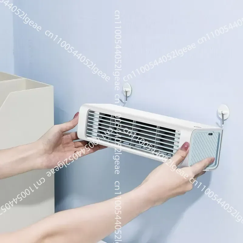 Rechargeable Wall Hanging Fan Desktop Small Tower Fan 4000 MAh Three-speed Rotatable Tower Fan Remote