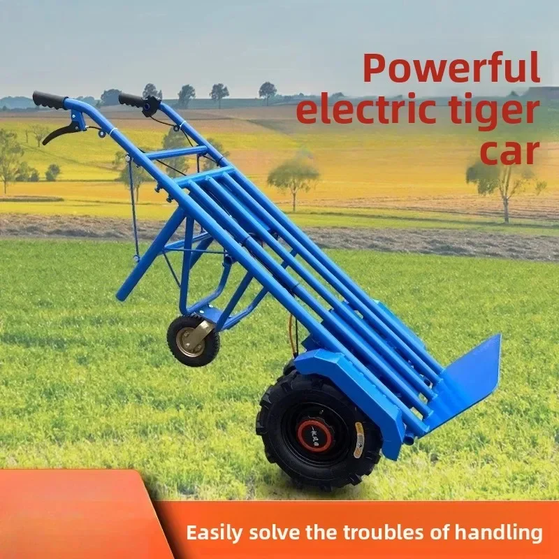 Electric slot cart trolley truck transport truck construction site trolley household agricultural