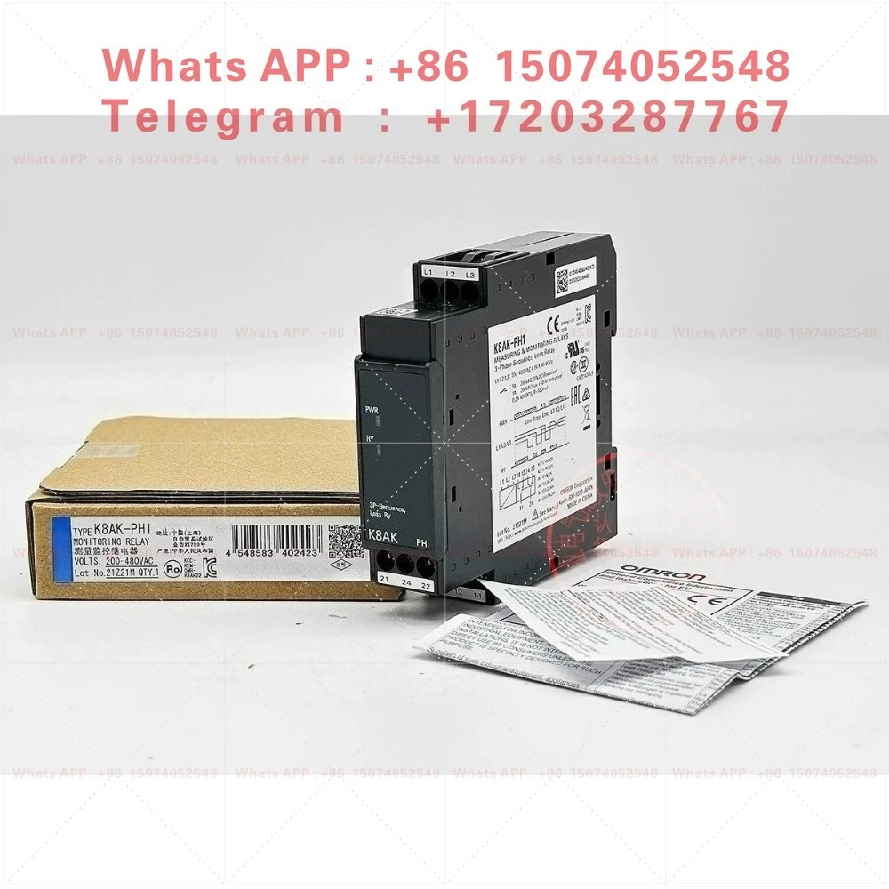 Genuine phase sequence protection relay three-phase K8DS-PH1 K8DS-PM2 K8AK-PA2 PW2 AS2-001