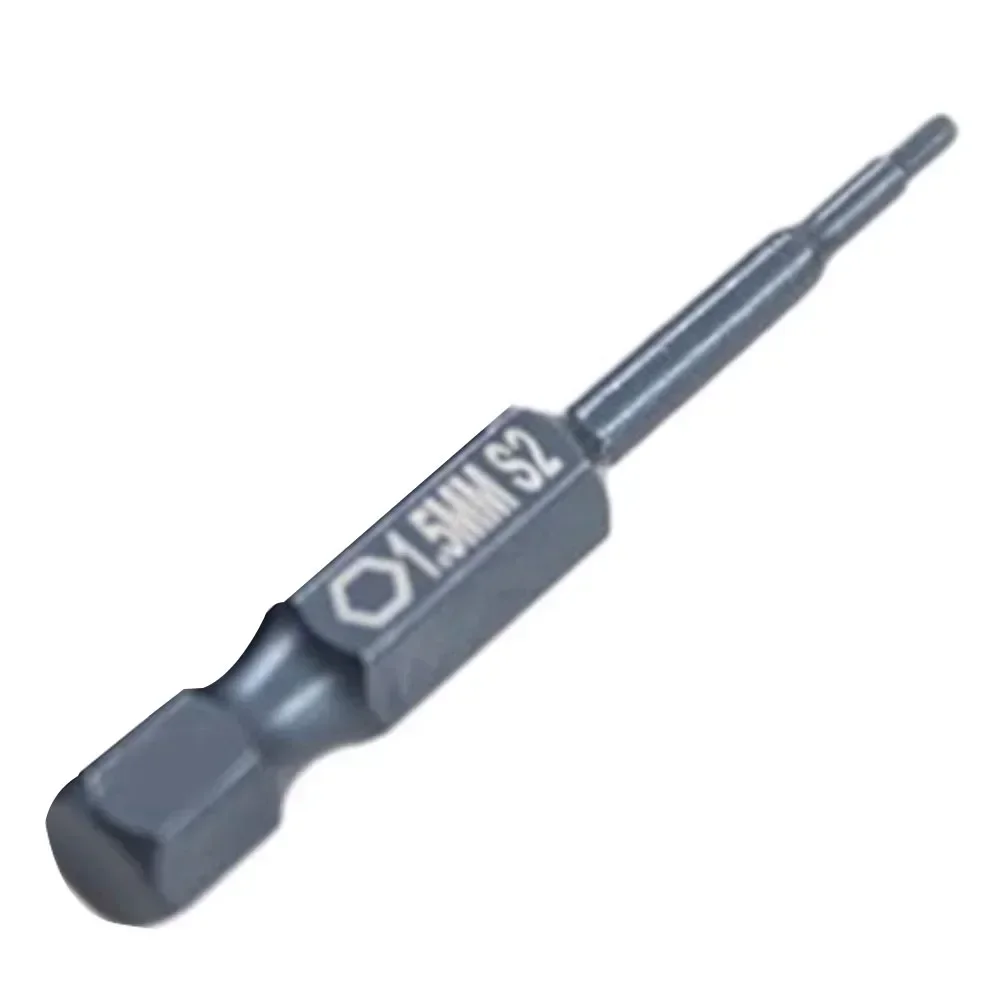 1pcs Ball End Hex Screwdriver Bit Metric Hex Bit 50mm Electroplating Long Magnetic Driver Bit H1.5 H2.5 H3 H4 H5