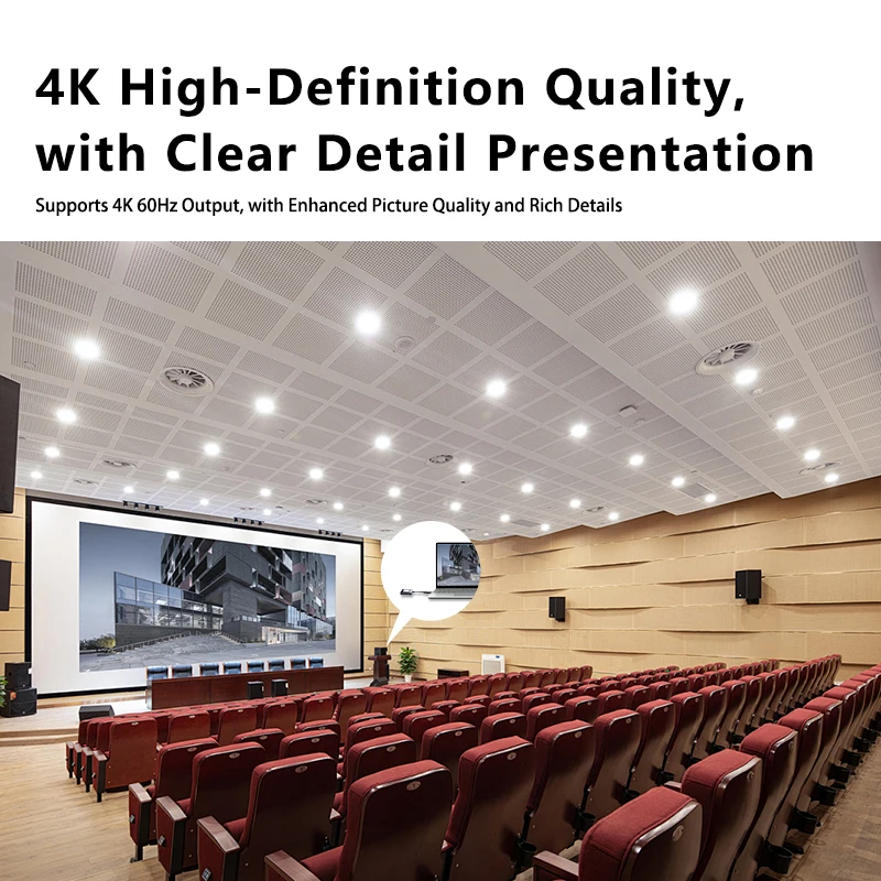 Best Selling One-Click 4K60Hz Wireless Meeting Room Presentation System,BYOM BYOD Plug & Play Solution