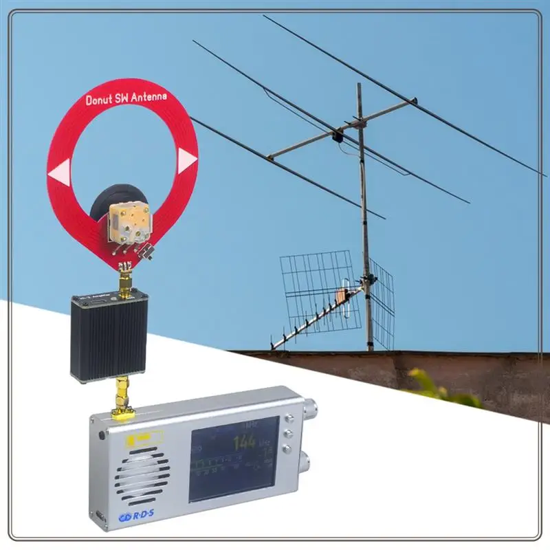 Надежный радиоприемник TEF6686, вседиапазонный FM/MW/коротковолновый/LW радиоприемник, портативное портативное радио с усилителем в форме пончика, TEF668