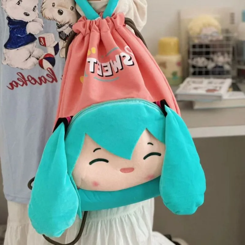 Hatsune Miku Itabag Anime Peripheral Cute Cartoon Large-capacity Backpack Japanese Kawaii Handbag As A Birthday Gift for Friends