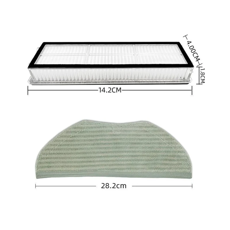 For Xiaomi Robot Vacuum S10T STFCR01SZ Robotic Vacuum Cleaner Main Brush Mop Cloth Side Brush HEPA Filter Parts Accessories