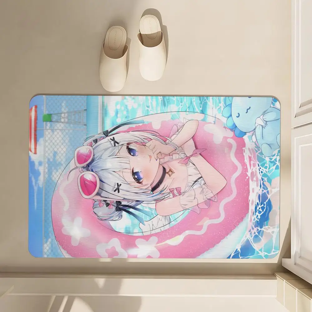 

Swimsuit Amane Kanata Floor Mat Soft Diatom Bathroom Absorbent Floor Mat, Toilet Of The Bathroom, Household Floor Mat, Door Mat