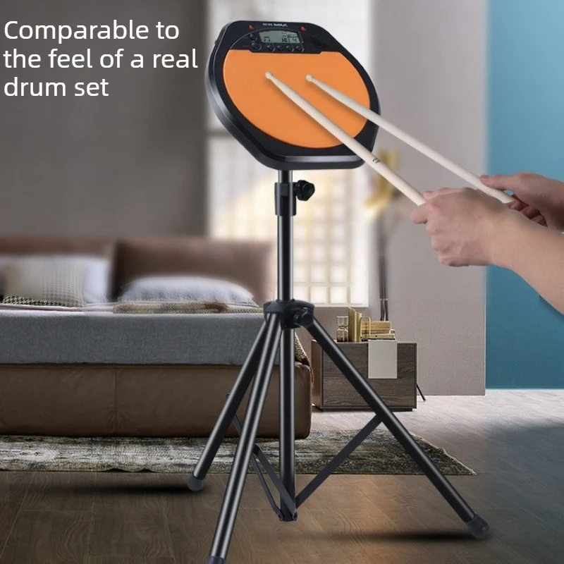 new-portable-8inch-digital-electric-drum-pad-training-practice-metronome-electronic-drum-training-pad-drum-tutor-no-battery