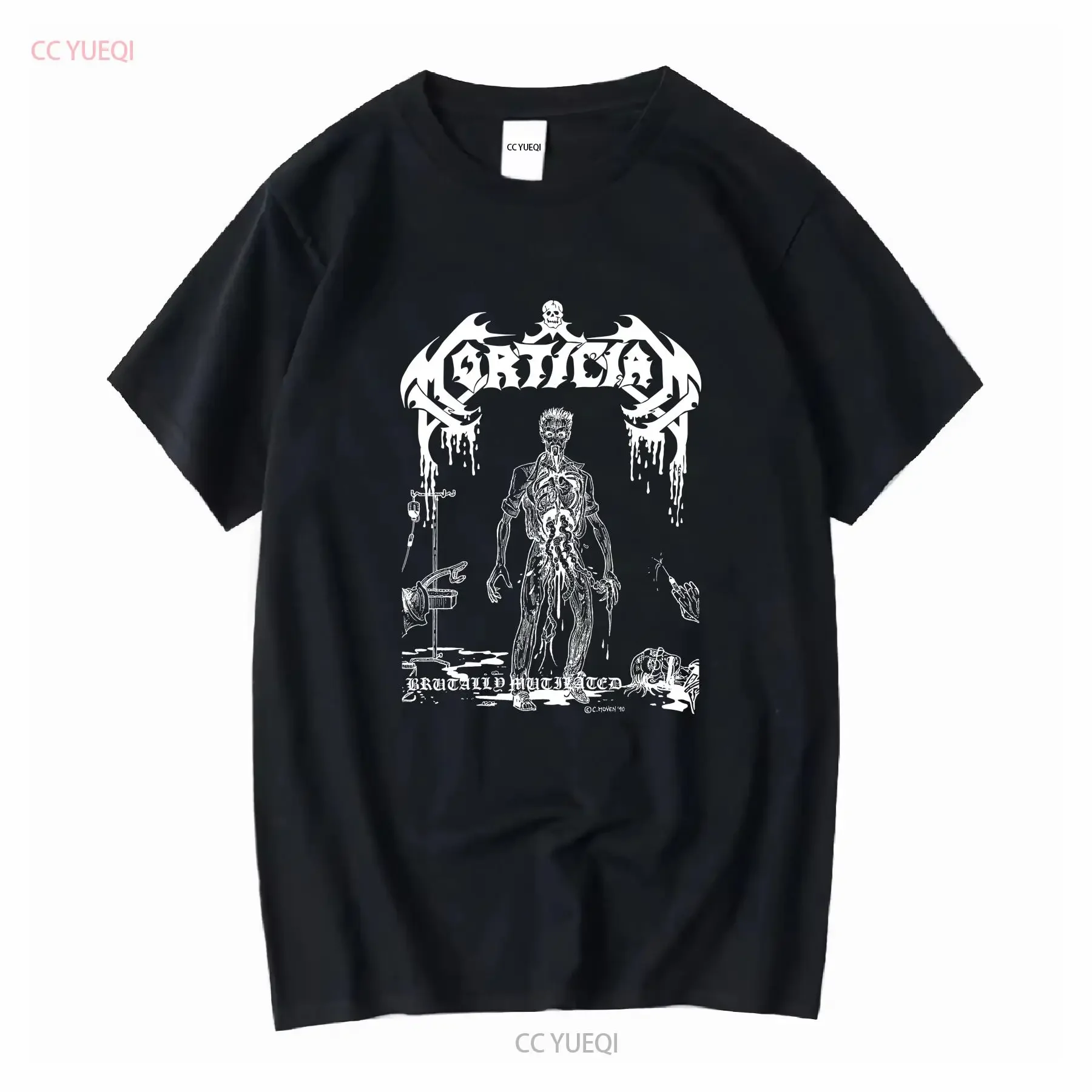 NWT Mortician Brutally Mutilated American Death Metal Band Music T-SHIRT S 4XL lange Ärmel Vintage Washed