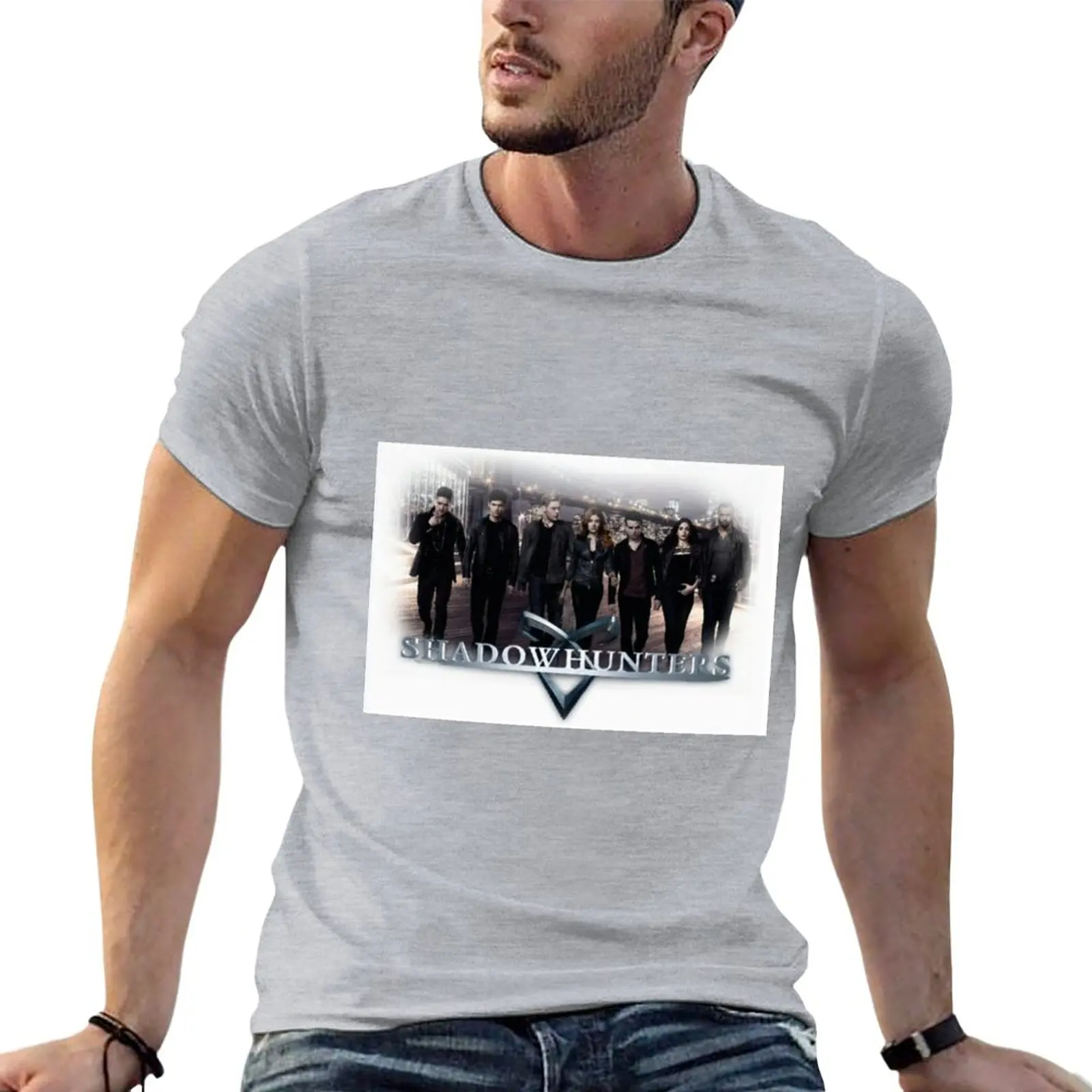 Shadowhunters season 2 cast T-Shirt graphics t shirt mens workout shirts