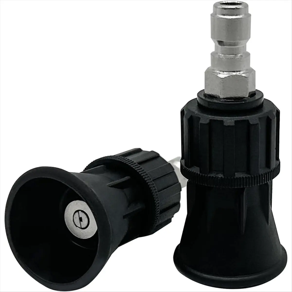 AA05 2 Pack-40 Degree Pressure Washer Nozzle 4.0 Orifice, Pressure Washer Nozzle Guard with 1/4inch Quick Coupler Plug