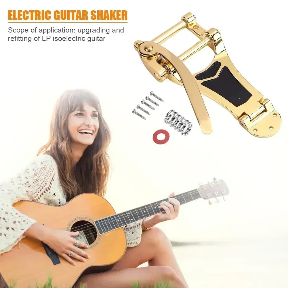 متجر Beyond Music Shop - ترقية Tremolo Bridge LP قطعة ذيل الجيتار شريط التثبيت المسمار ملحقات الآلات الموسيقية