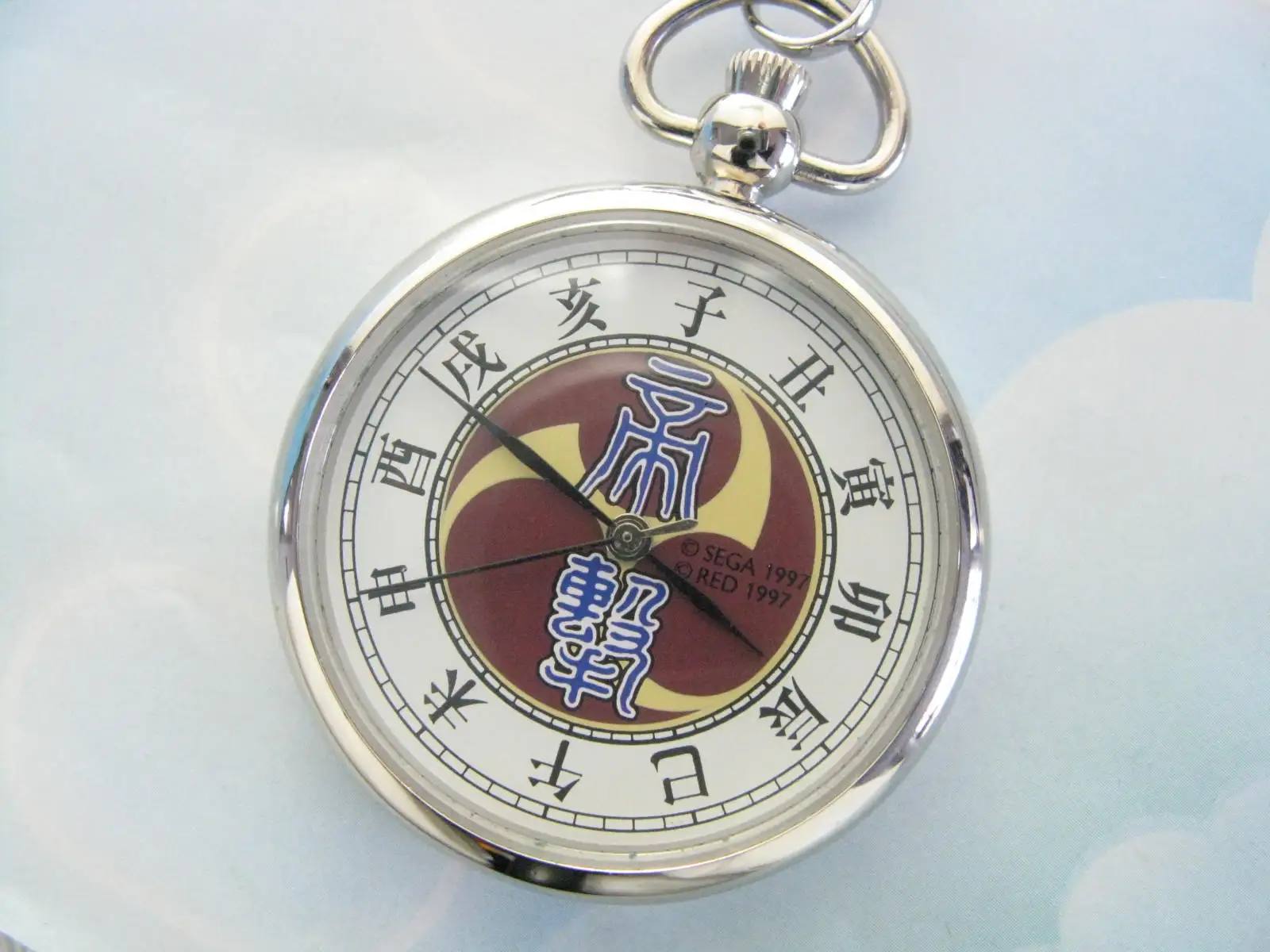 1997  “12 Zodiac signs Scale” Japanese quartz inventory pocket watch