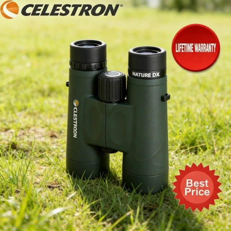 Celestron Nature DX Binoculars 8X42/10X42 HD Phase Dielectric Coated BaK-4 Fog Waterproof for Outdoor Birding Camping